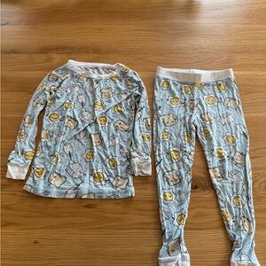 Little Sleepies Blue Breakfast Pajama Set